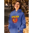 thumbnail image 2 of Super Mom Hoodie Women -SPIdeals Designs, Female 5X-Large, 2 of 4