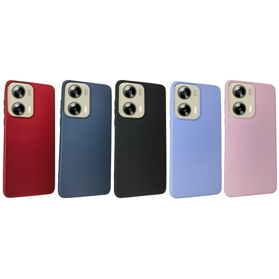 New Frontier Shock Resistant Slim Cell Phone Case for Motorola Moto G Stylus 5G, Black