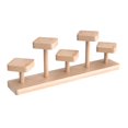 thumbnail image 4 of Tnarru Wooden Display Riser Collectibles Display Shelf Reusable Showcase Desktop Display Rack for Model Perfume Cosmetic Countertops E, 4 of 8