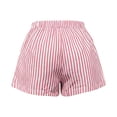 thumbnail image 6 of Striped Running Shorts Womens High Waist Ladies Summer Workout Sports Gym Shorts for Women with Pockets Red XXXL, 6 of 6