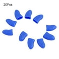 thumbnail image 2 of Flmtop 20Pcs Soft Pet Dog Cats Kitten Paw Claws Control Nail Caps Covers Pet Accessories Blue, 2 of 9