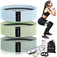 thumbnail image 1 of Bandas de resistencia HIMESPORNER de tela ancha de 3 niveles para entrenamiento, 1 of 8