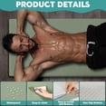 thumbnail image 5 of 3 Inch Thick Yoga Mat  Extra Gymnastics With Carrying Handles For Men Women Pu Leather Anti-tear Fitness Foam Exercise Pilates Stretching, 5 of 7