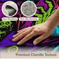 thumbnail image 6 of ODIKA 5'x7' Washable Area Rug Multicolor Halloween Scene Vibrant Spooky Motifs with Gothic for Dining Room, Under Table, Home Office, Non-Slip Chair-Friendly, 6 of 7