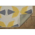 thumbnail image 5 of Linon Outdoor Washable Area Rug Collection, Ivory and Yellow, 2' x 3', 5 of 7