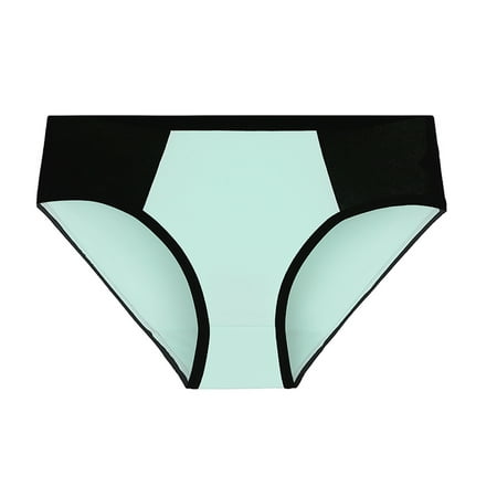 Odbmxy Women Plus Size Panties Cotton Briefs Women s Plus Underwear Green Comfy Breathable Solid Color Leisure Underpants