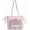 Pink, variant on Cute Ribbon Japanese Ita Bag Large Tote Crossbody Bag Messenger Bag for Women Aesthetic Bag Y2K Purse (White)