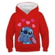 thumbnail image 1 of Niños Stitch ocio sudaderas con capucha primavera otoño moda niños manga larga algodón sudaderas impresión niños niñas Stitch con capucha Tops160cm Gao Jinjia LED, 1 of 2