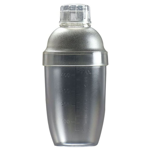 MasteelfCA PC Resin Cocktail Shaker Milk Tea Shaker Maker Mixing Pot Mixed Drink Bartender Tool 530cc