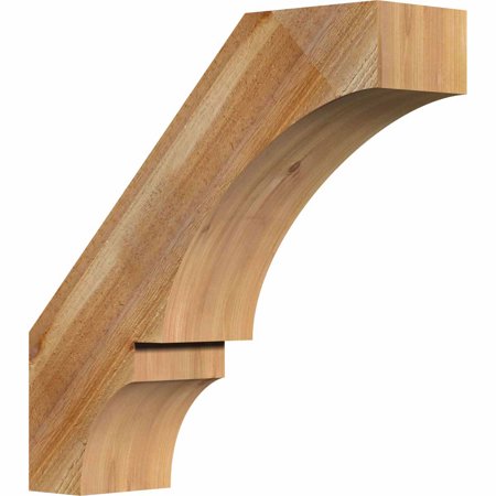 6 W x 22 D x 22 H Balboa Rough Sawn Brace  Western Red Cedar