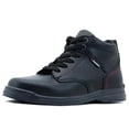thumbnail image 3 of Zapato Escolar Piel Negro Bambino® Plantilla Botón Impacto negro 19.5, 3 of 6