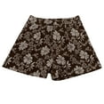 thumbnail image 7 of Rezuofi 2 Pcs Women's Floral Jacquard Shorts High Waisted Boho Summer Shorts with Pocket, 7 of 7