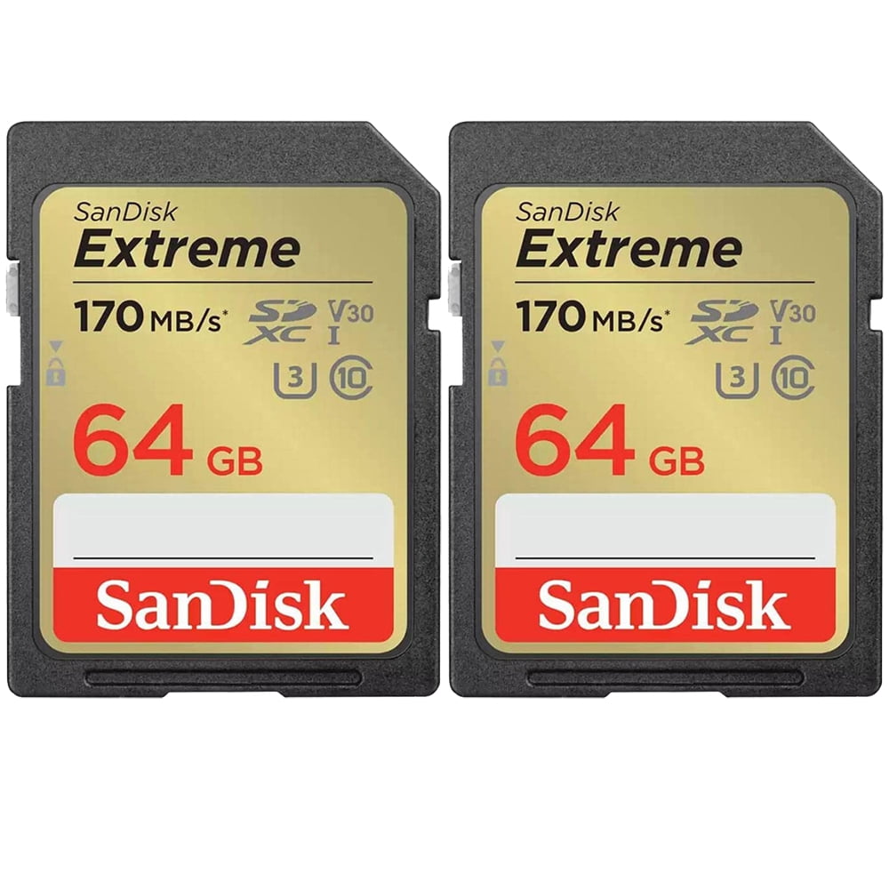 Sandisk Extreme Sdxc Memory Card Gb Uhs I Sdsdxv G Ancin Pack Walmart Com