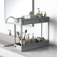 thumbnail image 3 of Carrito de almacenamiento SPACELEAD Slim de 4 niveles para oficina, cocina, gris, 3 of 6