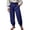 Blue, variant on Mens Medieval Pirate Pants Renaissance Viking Knicker Cotton Gothic Costume Trousers