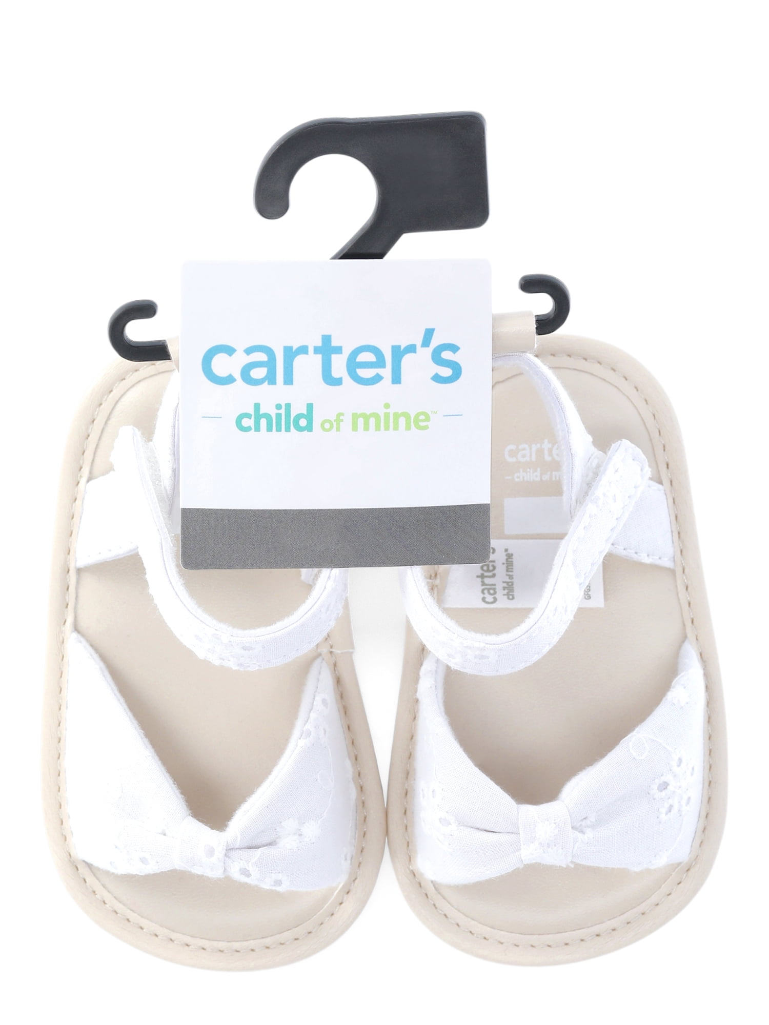 Carter's Child of Mine Baby Girls Eyelet Sandals for Picnics and