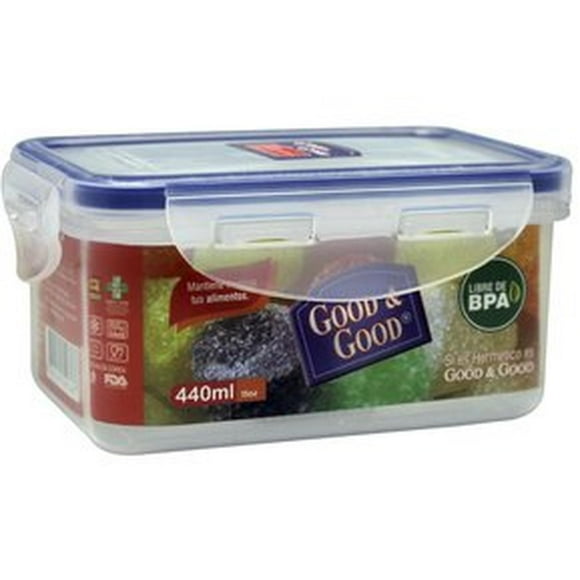 Recipiente con tapa herm√©tica 440 ml Good & Good DG-111