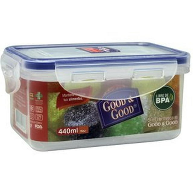 Recipiente con tapa hermética 440 ml Good & Good DG-111