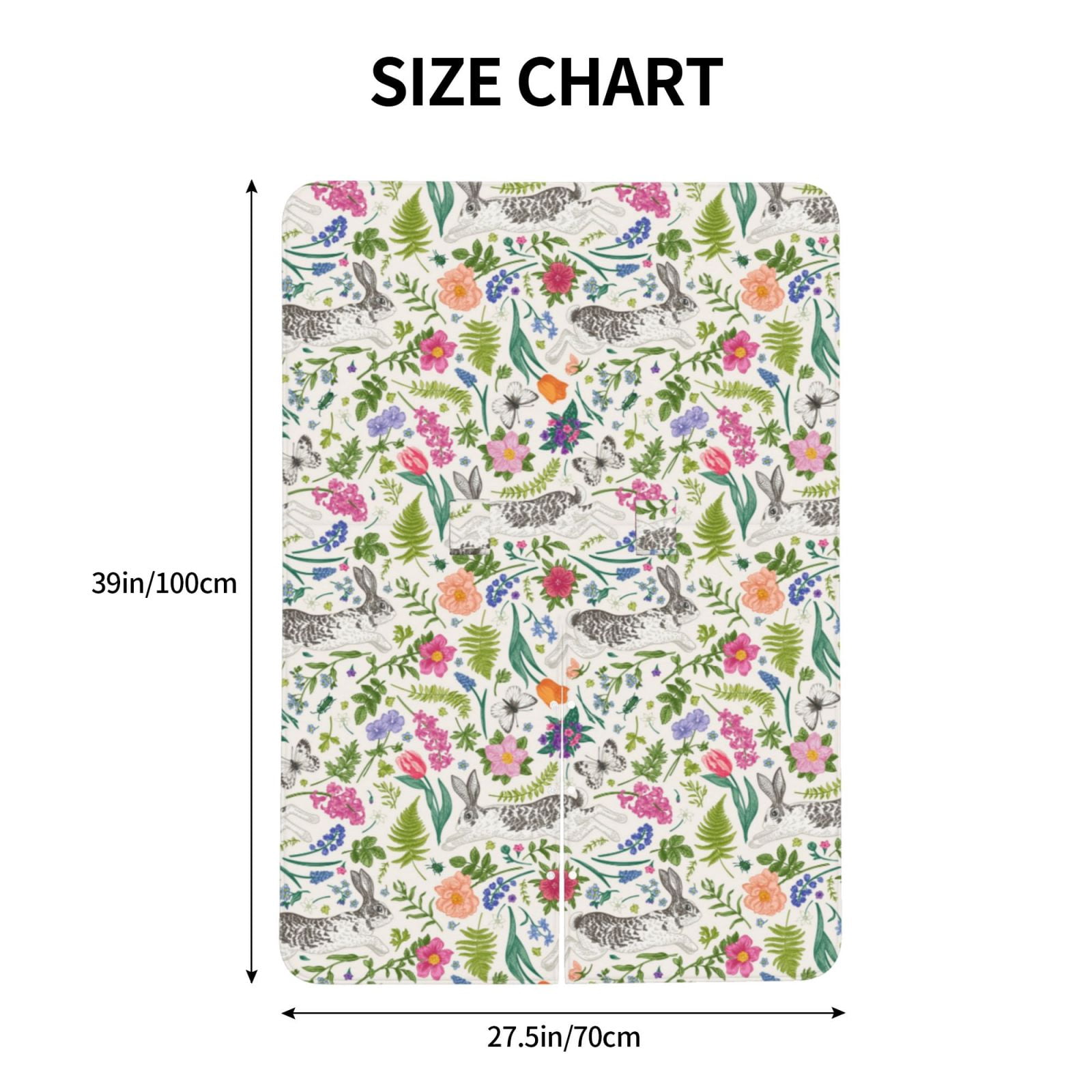 Naloa Rabbit And Butterfly Baby Car Seat Cover, Breathable Baby Carrier Cover, Multiuse Baby Carrier Cover & Nursing Breastfeeding Cover