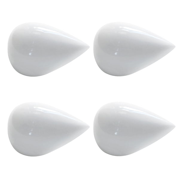 Ounissouiy 4 ganchos de decoración de pared modernos, resistentes y elegantes, para bolsos, sombreros y ropa, fácil instalación Decoración del hogar blanco l