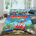 thumbnail image 2 of Firebuds Themed Bed Sheet Set Three Piece Set 53x79 Inches Comfortable And Skin Friendly Unique Design Creating A Star Studded Night Home Decor Gifts For Family Friends fans, 2 of 6