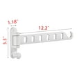 thumbnail image 2 of JOOM Laundry Drying Rack Wall Mounted Clothes Drying Rack Clothes Hanger -Coat Hanger Holder White, 2 of 7