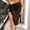 black, variant on L-4XL Plus Size Women Short Sarongs Swimsuit Coverups Beach Bikini Wrap Sheer Short Skirt Chiffon Scarf Cover Ups For Swimwear