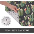 thumbnail image 3 of Front Door Mat Cactus Plants Flower Bedroom Entryway Rug Non-Slip Washable Indoor Carpet Doormat Decorative Low Profile Area Rug for Home Living Room Bedroom Laundry Floor Decor, 24 x 16 Inch, 3 of 7