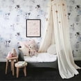 thumbnail image 2 of Children's Bed Canopy Round Dome Kids Room Decoration Cotton Mosquito Net Kids Princess Play Tent Dark Green, 2 of 3