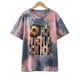 thumbnail image 2 of Blusa suelta de manga corta con cuello redondo y estampado a la moda para mujer Pompotops  hfajkhk132768, 2 of 8