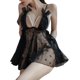 thumbnail image 1 of XmhyTop Lencería Erótica para Mujer, Babydoll Sexy con Camisón de Dormir Atractivo, Diseño para Curvas Sensuales,Tallas 3XL Negro, 1 of 5