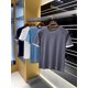 thumbnail image 2 of Camiseta de manga corta de alta gama de verano para hombre, camiseta falsa de dos piezas de algodón puro para hombre, camisa de manga corta con cuello redondo, 2 of 5