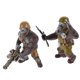 thumbnail image 4 of Chimpanzee Animal Model Plastic Figurine for Decor 2Pcs Brown Set, 4 of 5