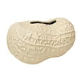 thumbnail image 1 of Servilletero de cerámica con forma de cacahuete, multiusos, para decoración del hogar, ideal para restaurantes y baños., 1 of 9