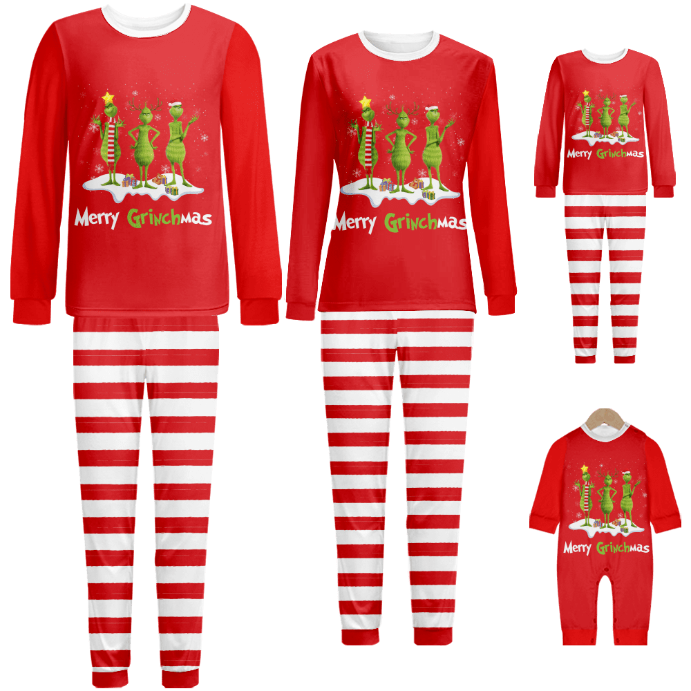 Matching Christmas Pjs For Family,Plus Size Family Christmas