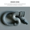 TUIBELYN Flexible Drain Hose for Washing Machine, Dishwasher, Sink