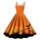 thumbnail image 1 of WILLBEST Vestidos Vestido de Fiesta de Noche sin Mangas con Estampado de Mujer de Los Años 50 Grande​​, 1 of 2