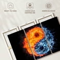 thumbnail image 6 of Elephant Stock Yin Yang Elements Wall Art - Horizontal Multi Panel Canvas - Living Room Wall Decor - Wellness Multi Panel - Orange And Blue Decor - 65" x 42", 6 of 8