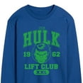 thumbnail image 3 of Marvel Hulk - Lift Club - Men's Long Sleeve Graphic T-Shirt, 3 of 5