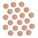 thumbnail image 1 of Wood Buttons 50Pcs Classic Round Coat Replacement Buttons For DIY Crafts Light Brown Color Suitable For Knitting And Sewing Projects, 1 of 4