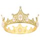 thumbnail image 2 of Golden Crown Cake Decoration Ideal For Birthday Parties 15X15X6CM Retro Style Perfect For All Ages 1Pc, 2 of 3