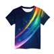 thumbnail image 3 of Cultivo de Manga Corta Superior Estrella Impresión Cuello Redondo Casual Versátil para Niños Niños Camisa de Manga Corta Tee Gráfica para 3-14 Años, 3 of 7