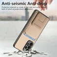 thumbnail image 2 of Allytechgroup Galaxy A53 5G Wallet Case with Card Holder, Hybrid TPU Back Cover Kickstand Bumper Anti-Scratch Slim Case Cover for Samsung Galaxy A53 5G, Khaki, 2 of 8
