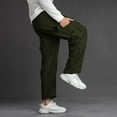 thumbnail image 6 of Mens Cargo Pants Casual Baggy Drawstring Loose Fit Outdoor Athletic Gym Sweatpants with Multi Pockets (M, Army Green), 6 of 6