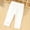White1, variant on Afuyipoi Little Girls Cotton Lace Leggings Size 9M-3T Elastic Waist Breathable Lace Trim Capri Pants for Toddler Daily Play Outdoor School Casual Wear Gray Size 12M
