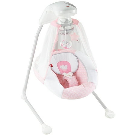Fisher Price Starlight 6 Speed Singing Cradle 'n Swing with Baby Mobile | CDJ49