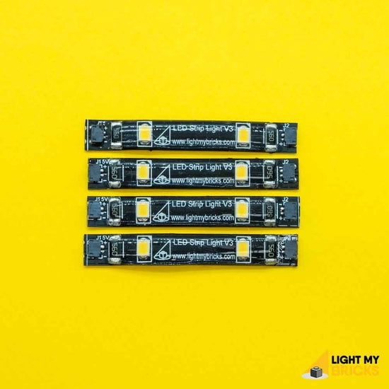 Red Strip Lights (4 pack) by Light My Bricks