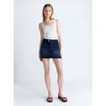thumbnail image 2 of Scoop Women's Denim Skort, Sizes 0-18, 2 of 5