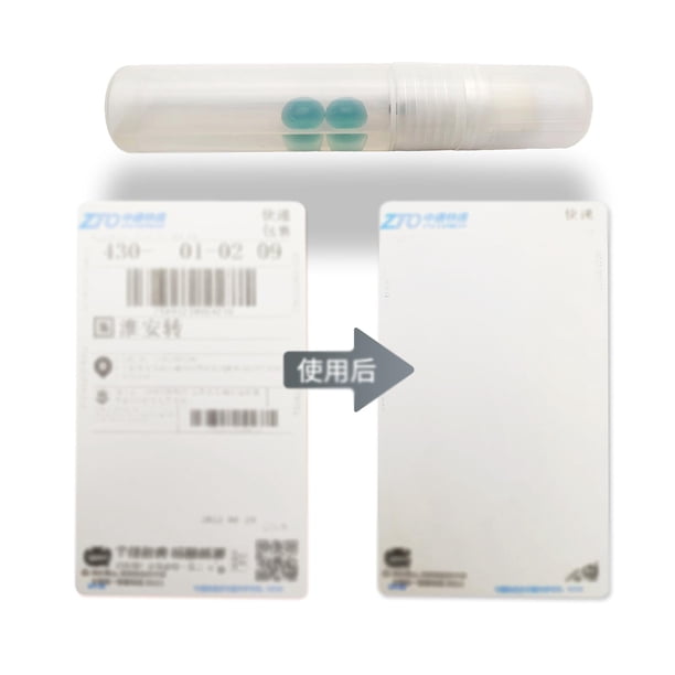 Rotulador multiusos, eliminador de datos, información, de pintura opaca, borrador de papel térmico, corrector de papel, vacía portátil Macarena Rotulador