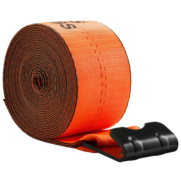Winch Straps 4in x 30ft - 10 Pack Heavy Duty Truck Straps with Flat Hooks, 18000lbs Capacity, Cargo Tie Downs for Trailers & Trucks